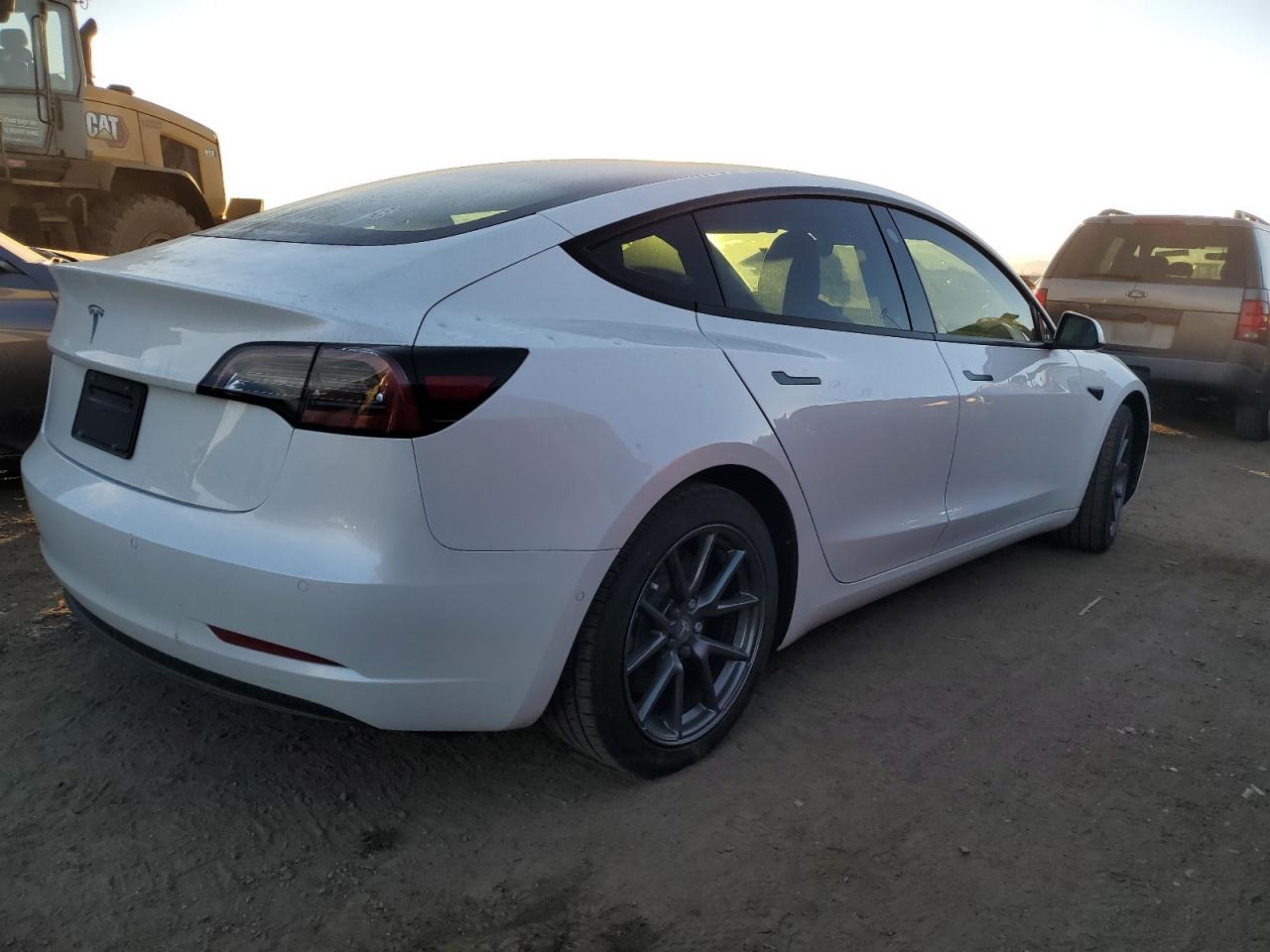 VIN 5YJ3E1EA2MF861144 2021 TESLA MODEL 3 no.3