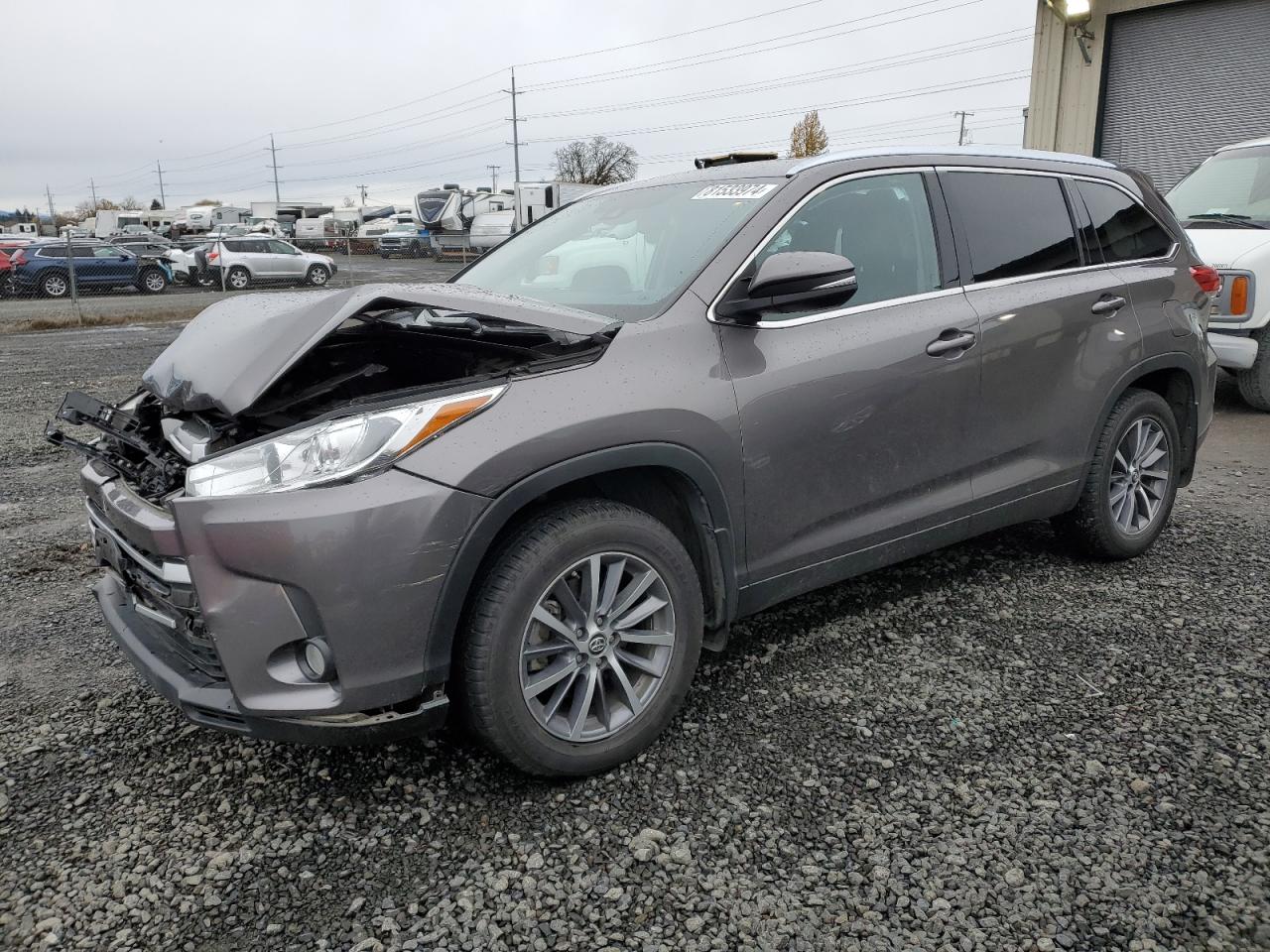 VIN 5TDJZRFH7KS991239 2019 TOYOTA HIGHLANDER no.1