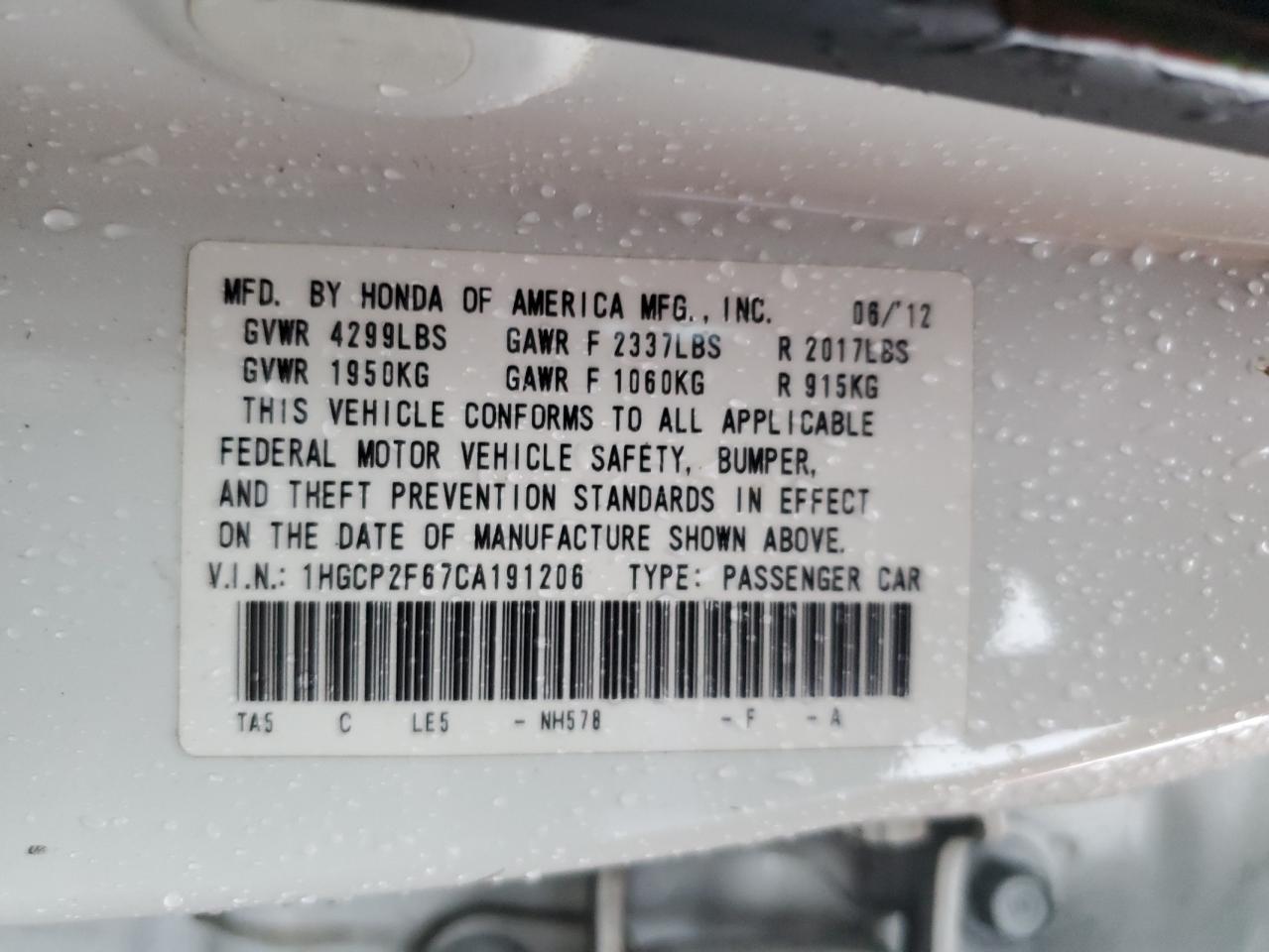 2012 Honda Accord - Image 14