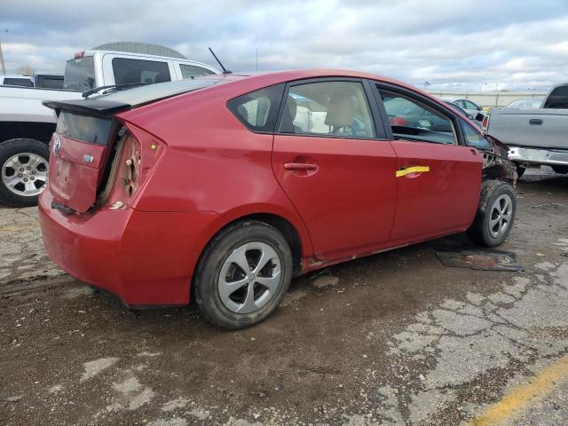  TOYOTA PRIUS 2013 Czerwony