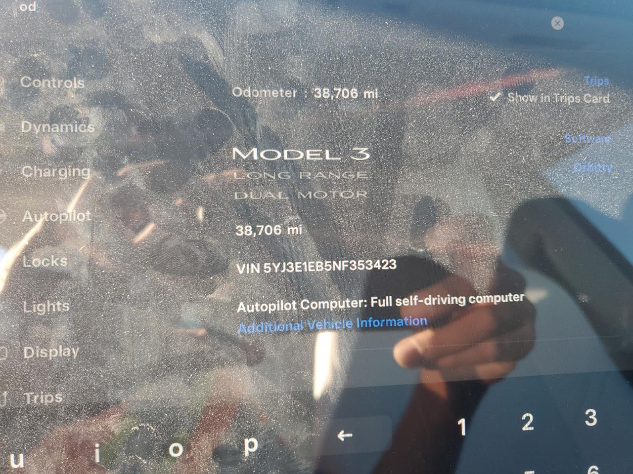 2022 Tesla Model 3 VIN: 5YJ3E1EB5NF353423 Lot: 80009404