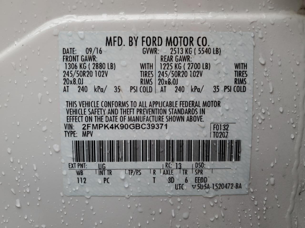 2016 Ford Edge - Image 15