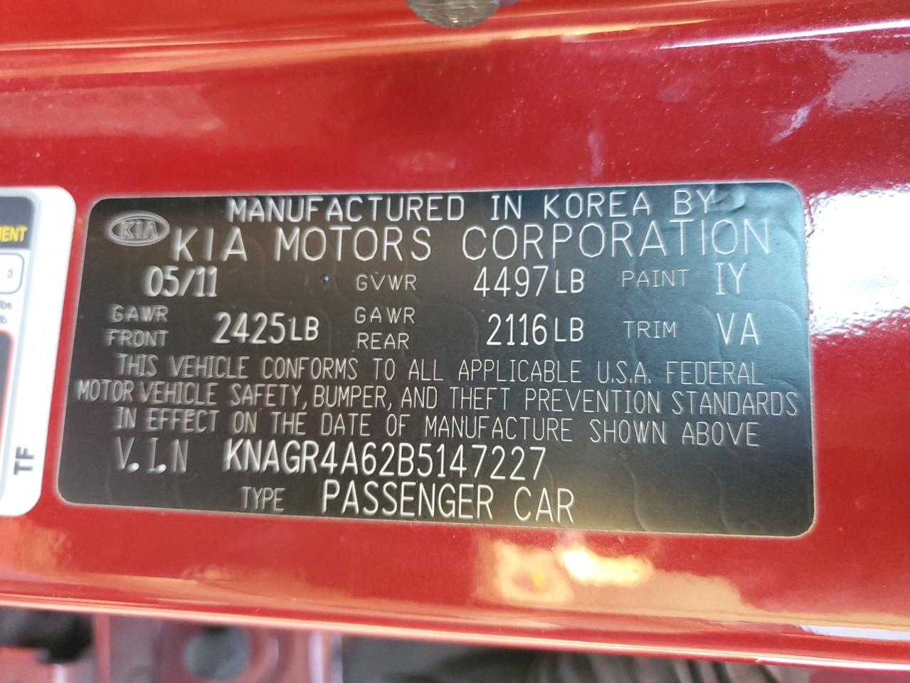 2011 Kia Optima - Image 12