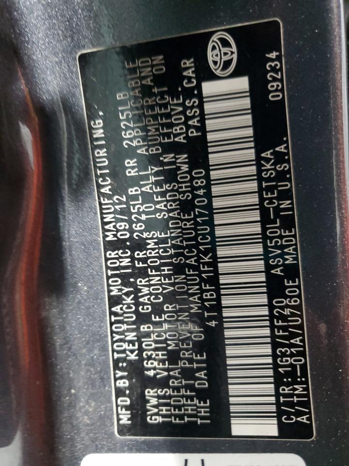 2012 Toyota Camry - Image 13