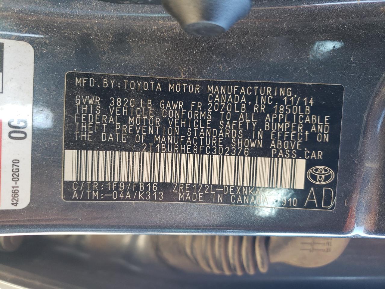 2015 Toyota Corolla - Image 14