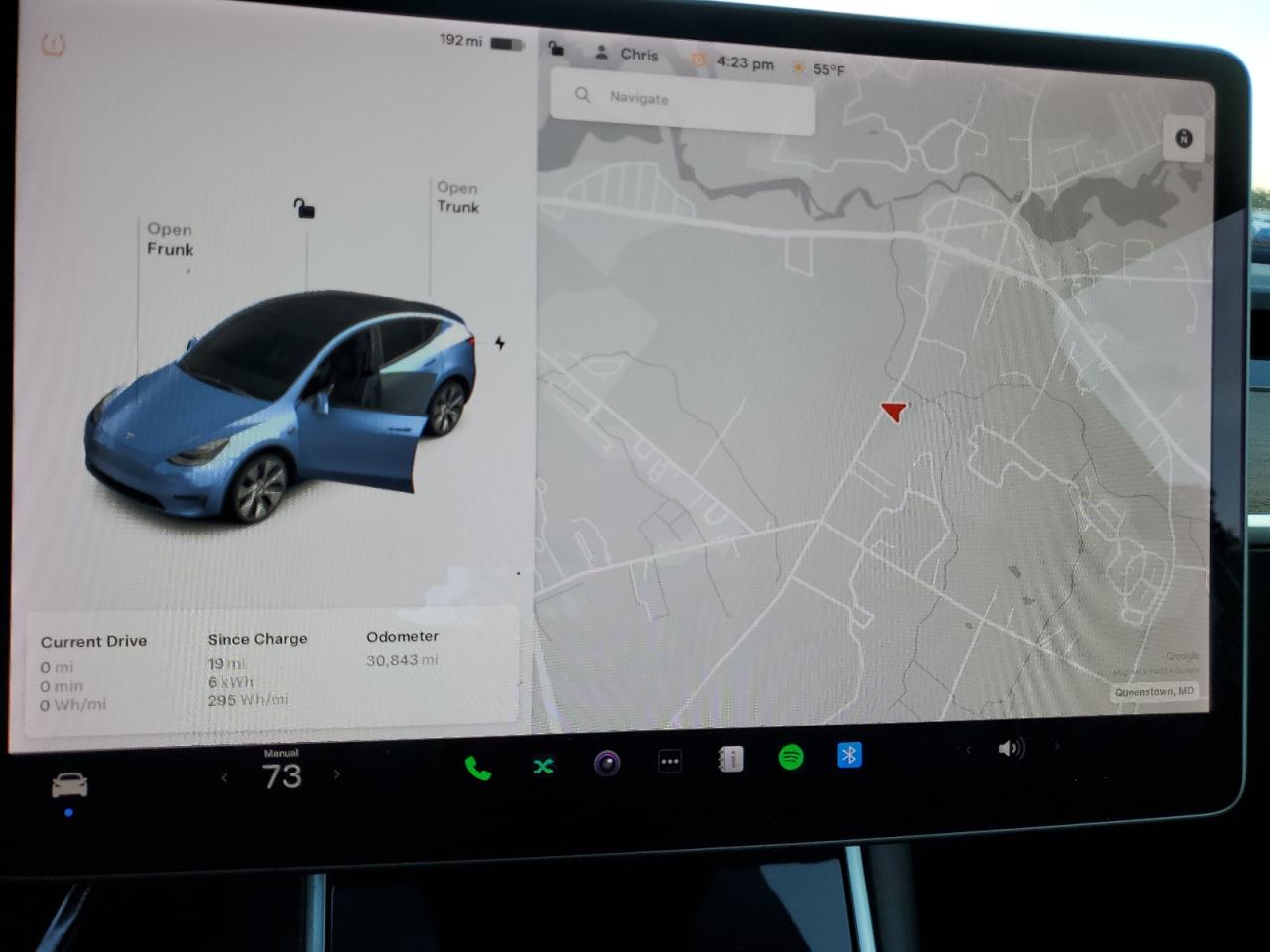 VIN 5YJYGDEE6MF109838 2021 TESLA MODEL Y no.9