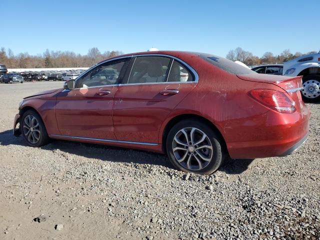  MERCEDES-BENZ C-CLASS 2016 Czerwony