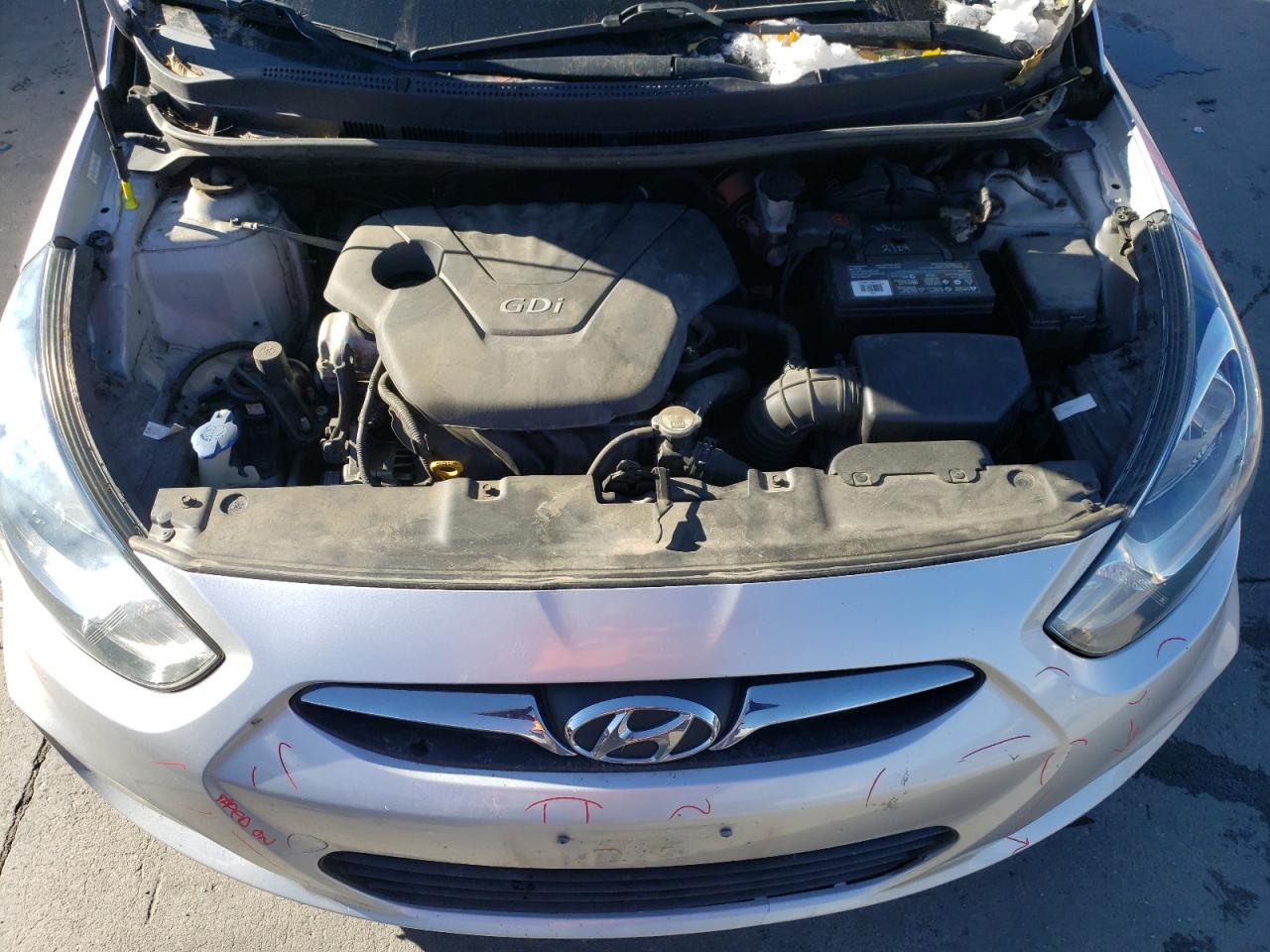 2013 Hyundai Accent Gls VIN: KMHCU4AE5DU440714 Lot: 78754964