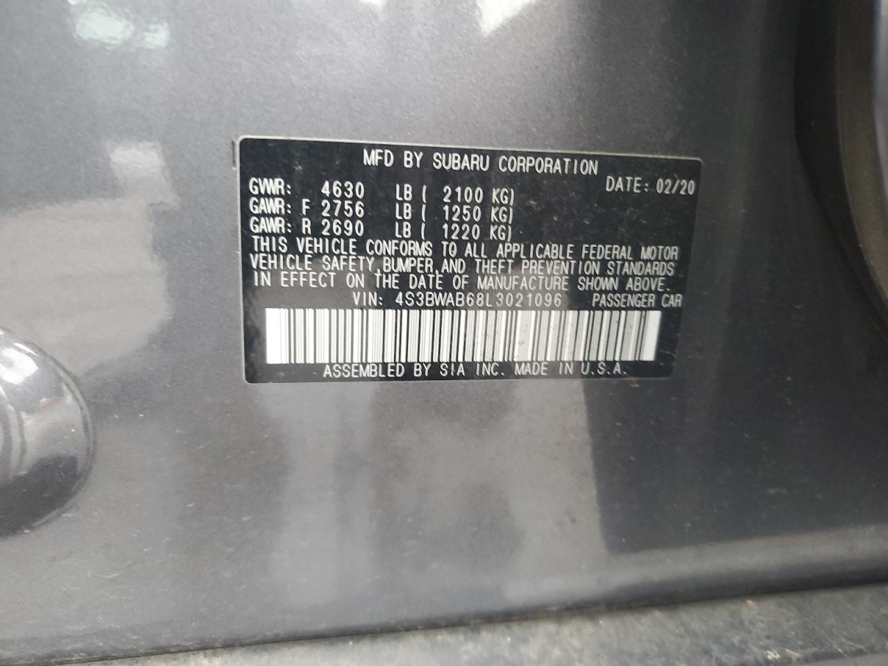 2020 Subaru Legacy - Image 12