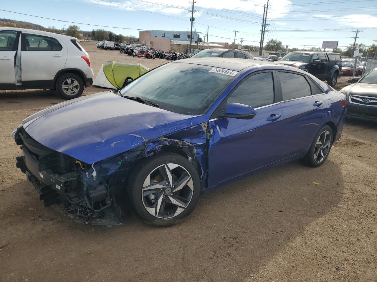 2022 Hyundai Elantra Sel იყიდება Colorado Springs-ში, CO - Front End