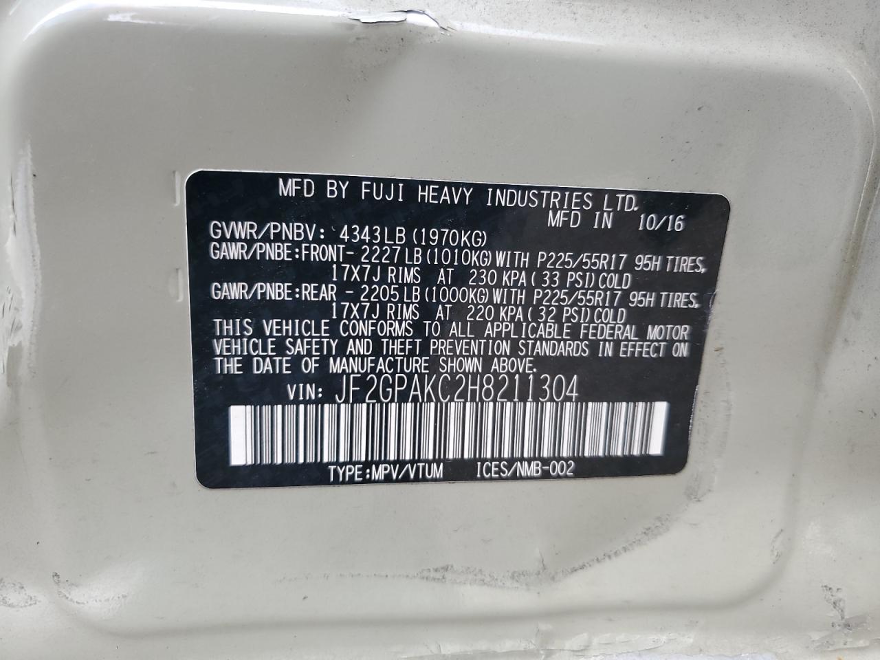 2017 Subaru XV - Image 12
