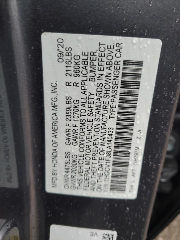 2020 Honda Accord - Image 15
