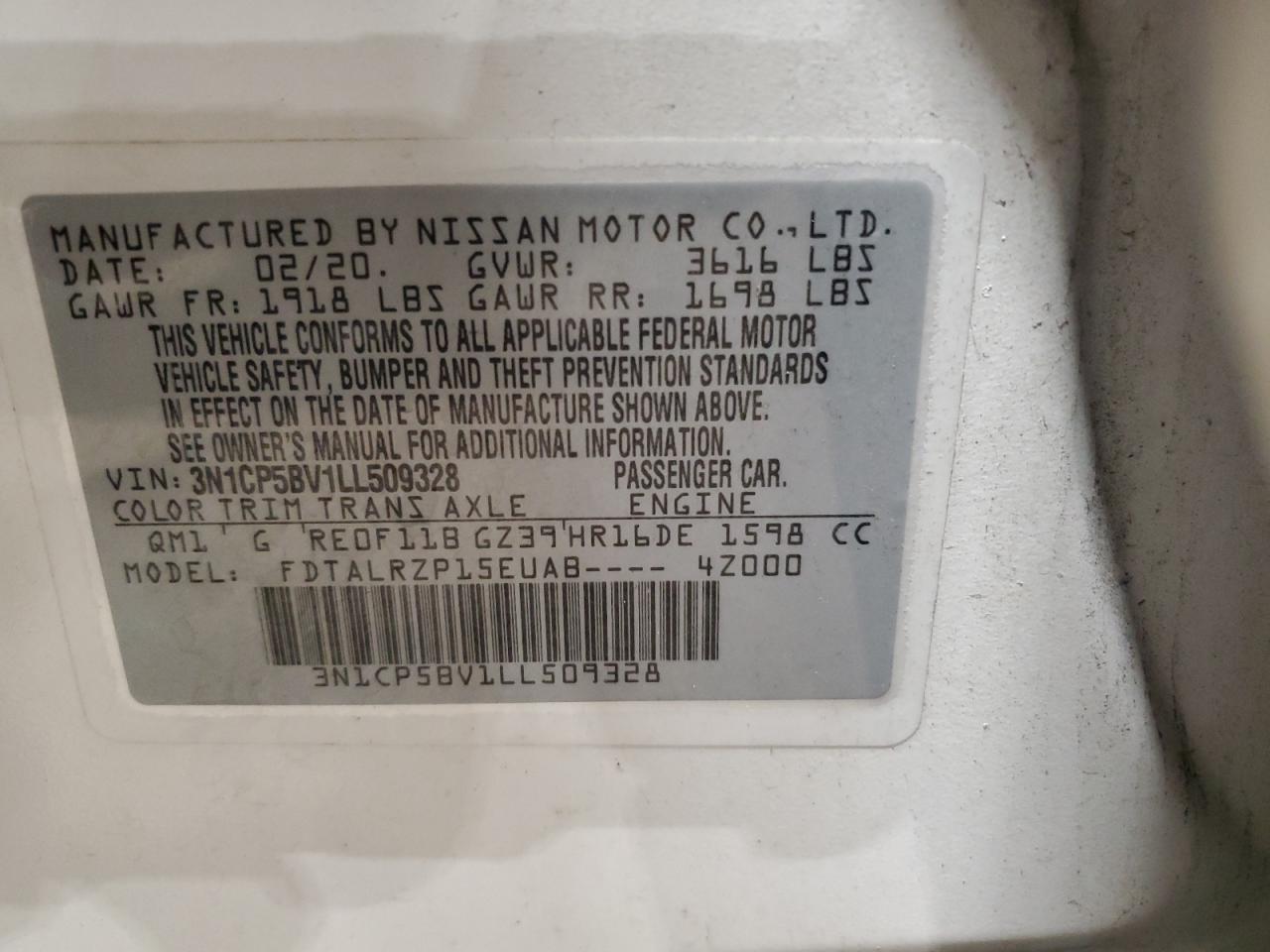 2020 Nissan Kicks - Image 14