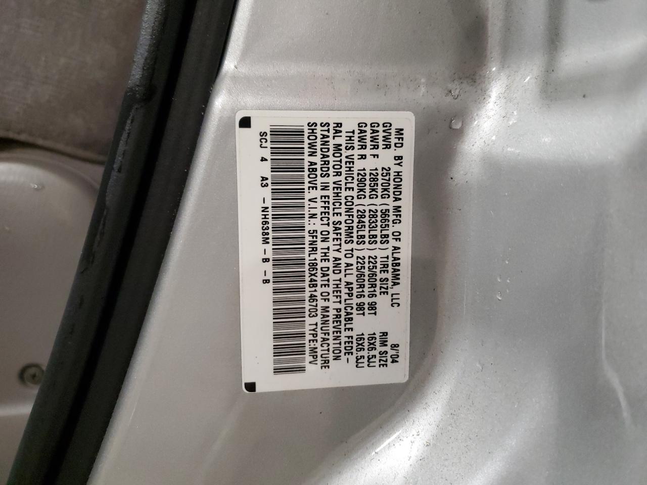 2004 Honda Odyssey - Image 14