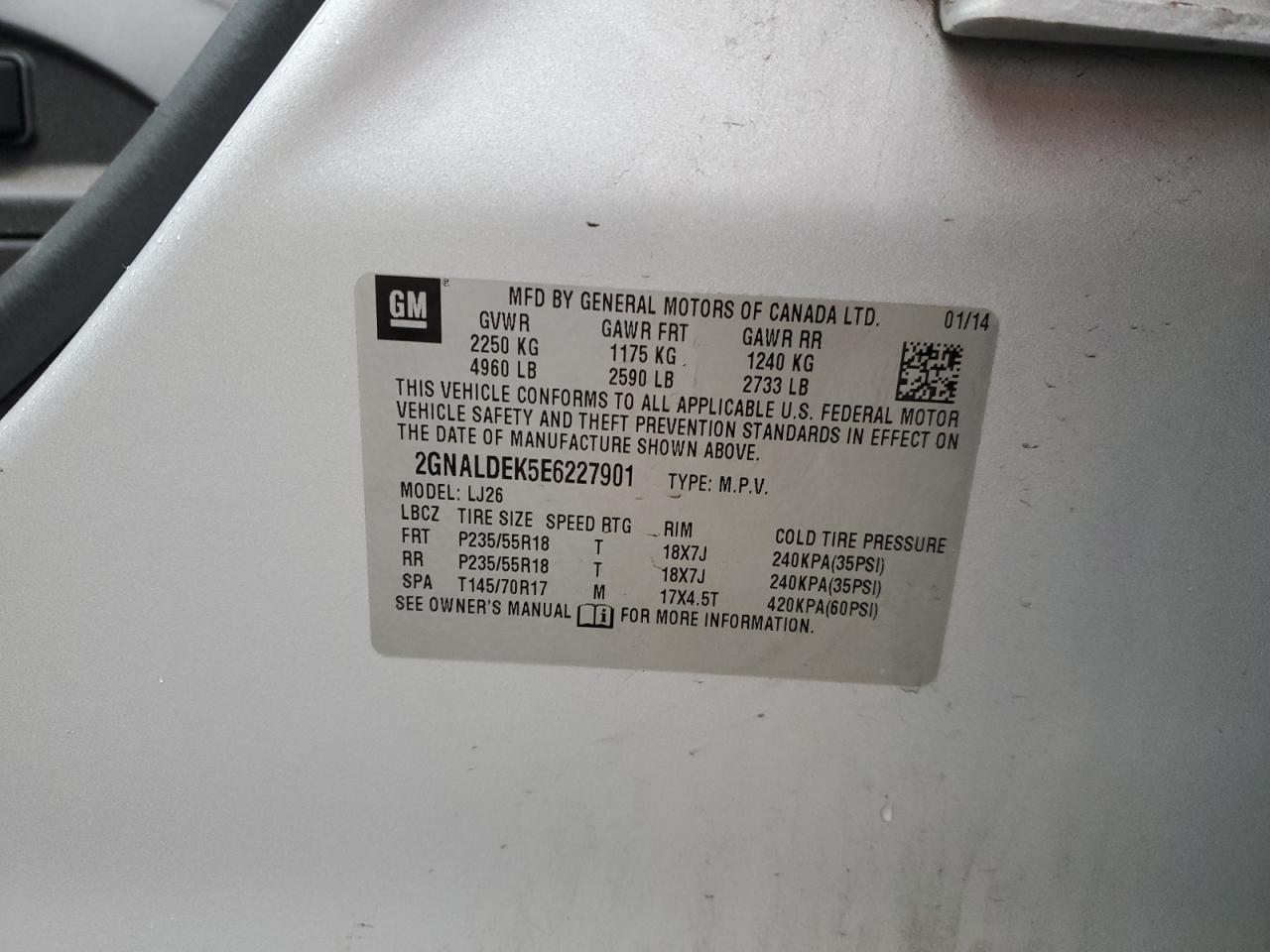 2014 Chevrolet Equinox - Image 15