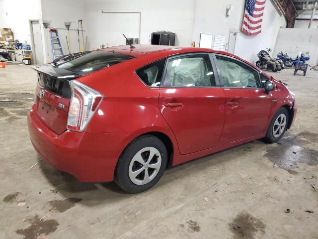  TOYOTA PRIUS 2014 Red