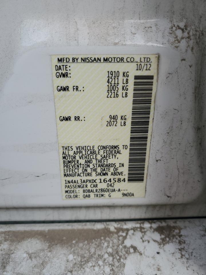 VIN 1N4AL3APXDC164584 2013 NISSAN ALTIMA no.12