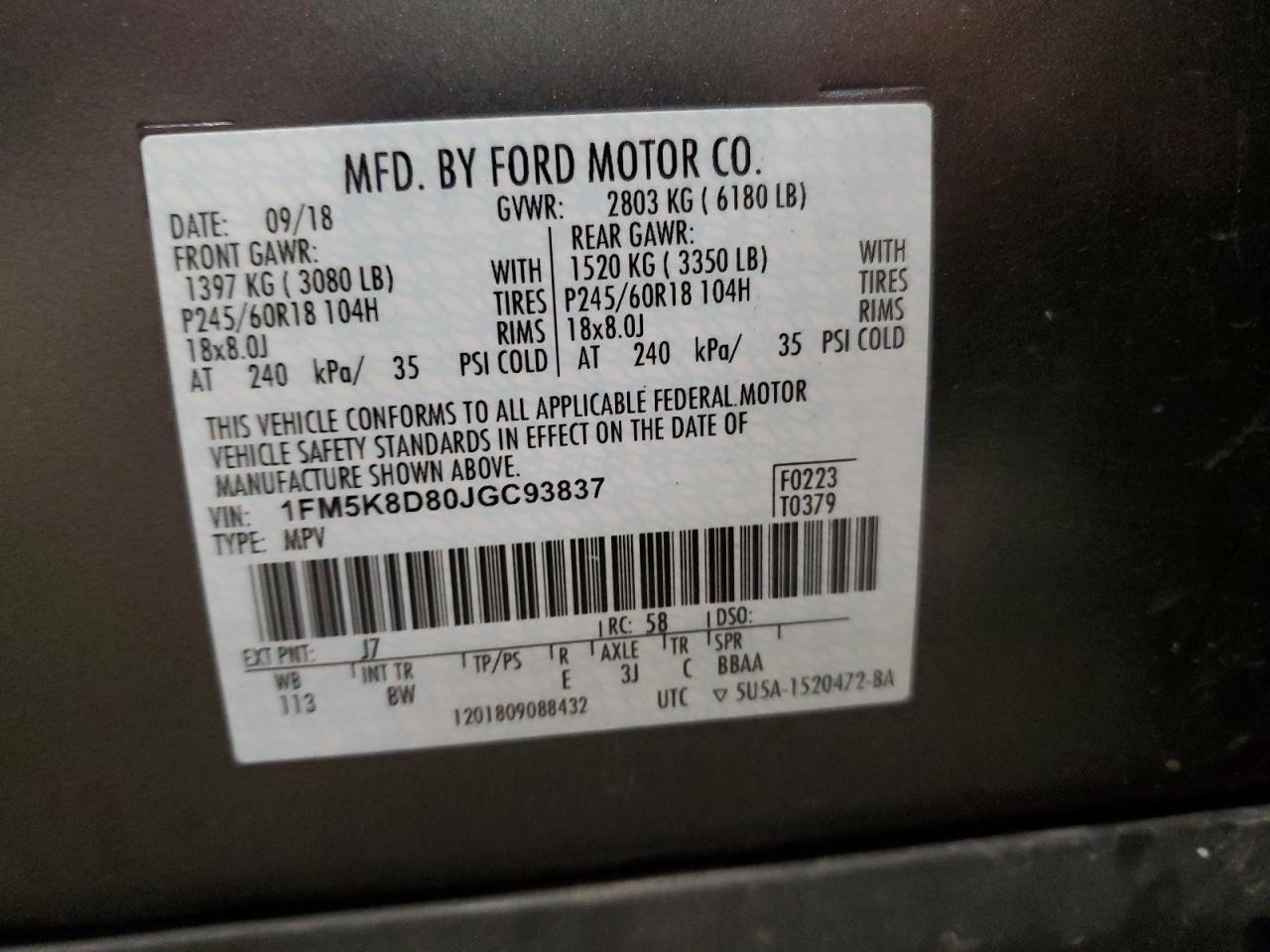 2018 Ford Explorer - Image 13