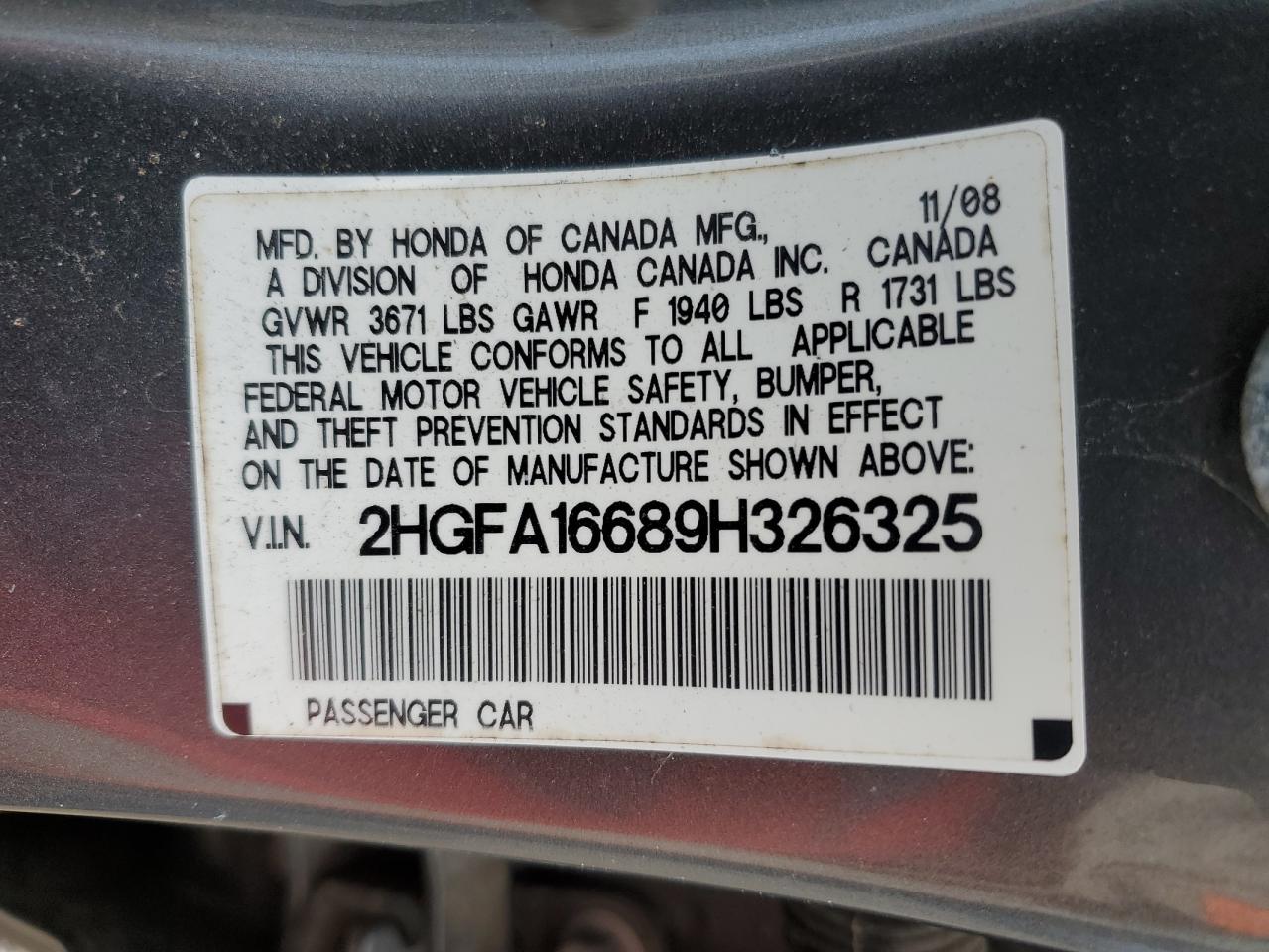 2009 Honda Civic - Image 12