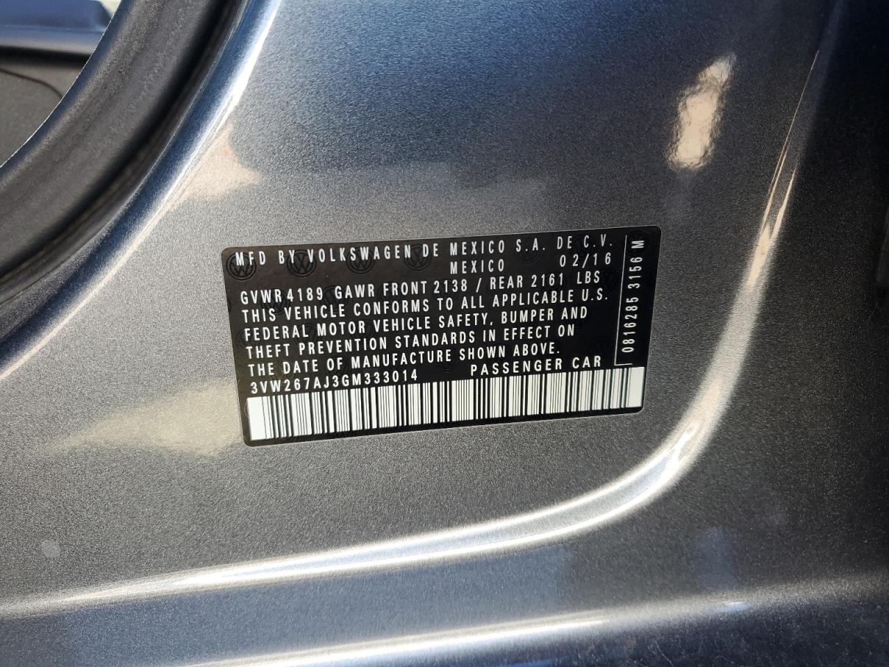 2016 Volkswagen Jetta - Image 12