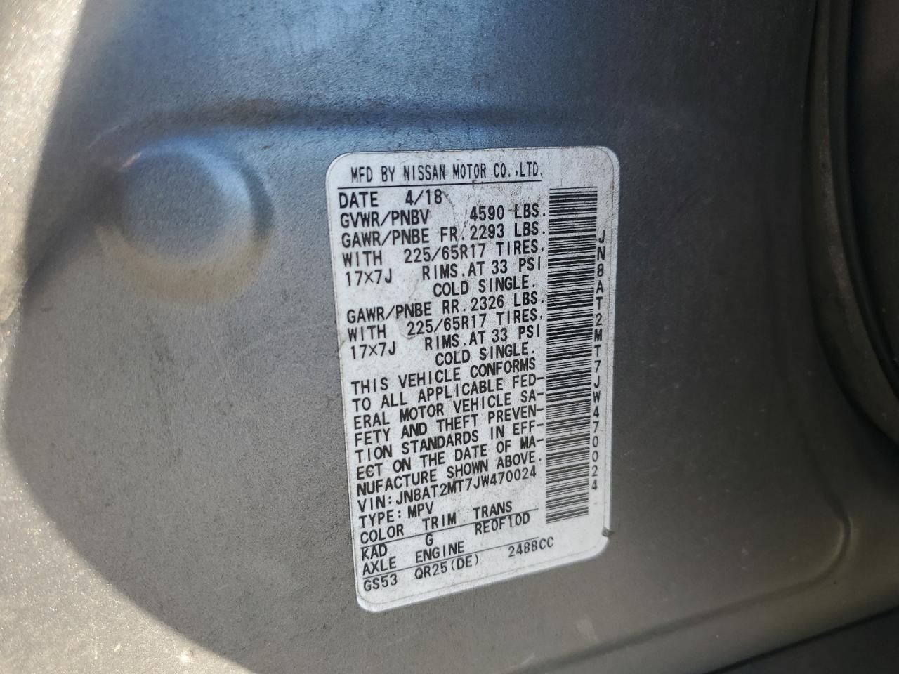 2018 Nissan Rogue - Image 15
