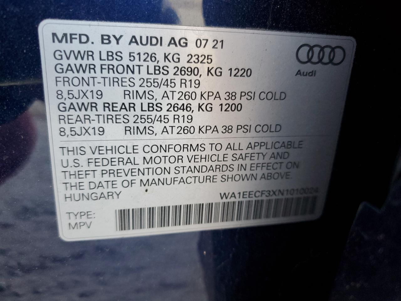 2022 Audi Q3 - Image 13