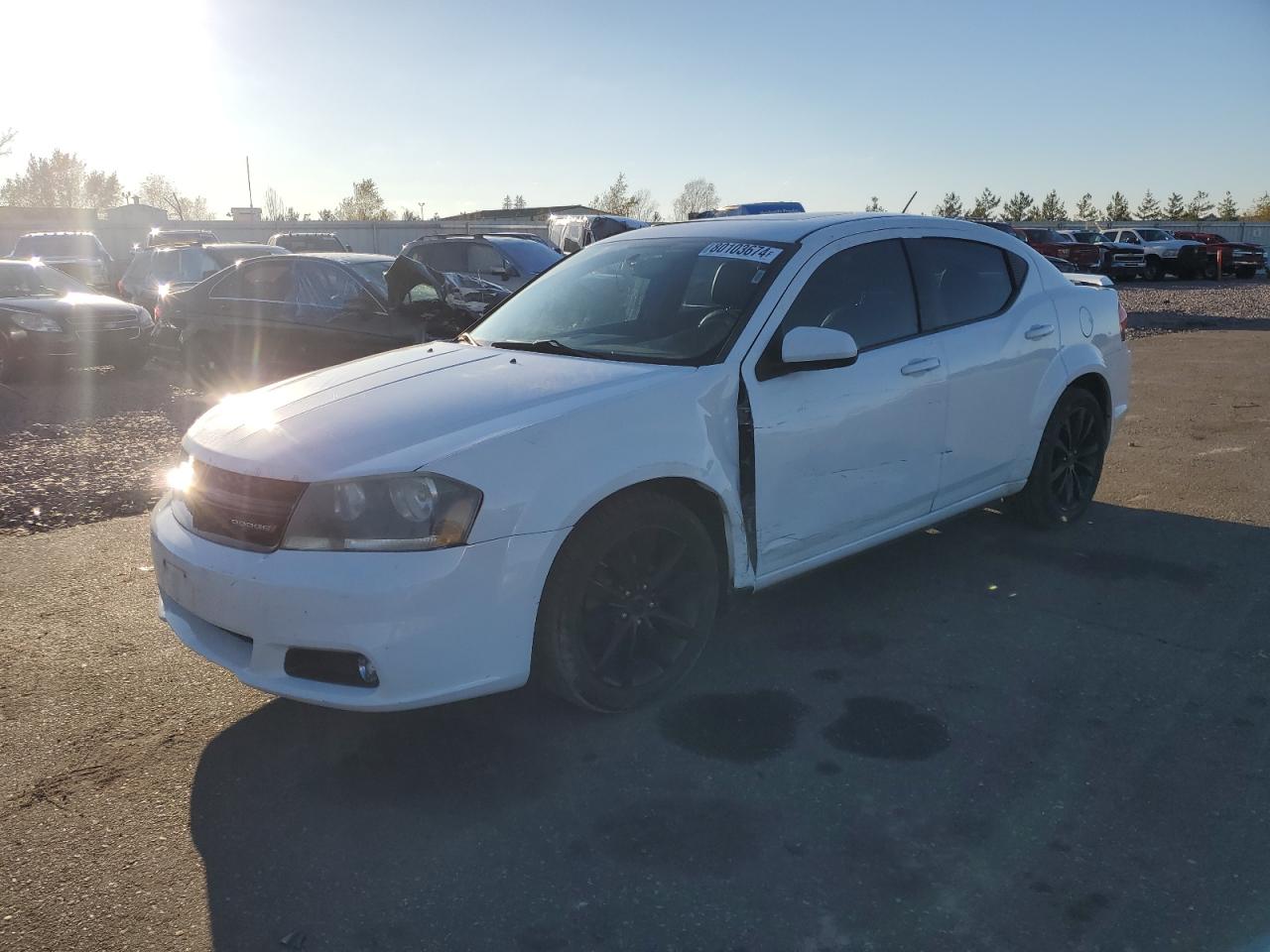 VIN 1C3CDZCG2DN742573 2013 DODGE AVENGER no.1