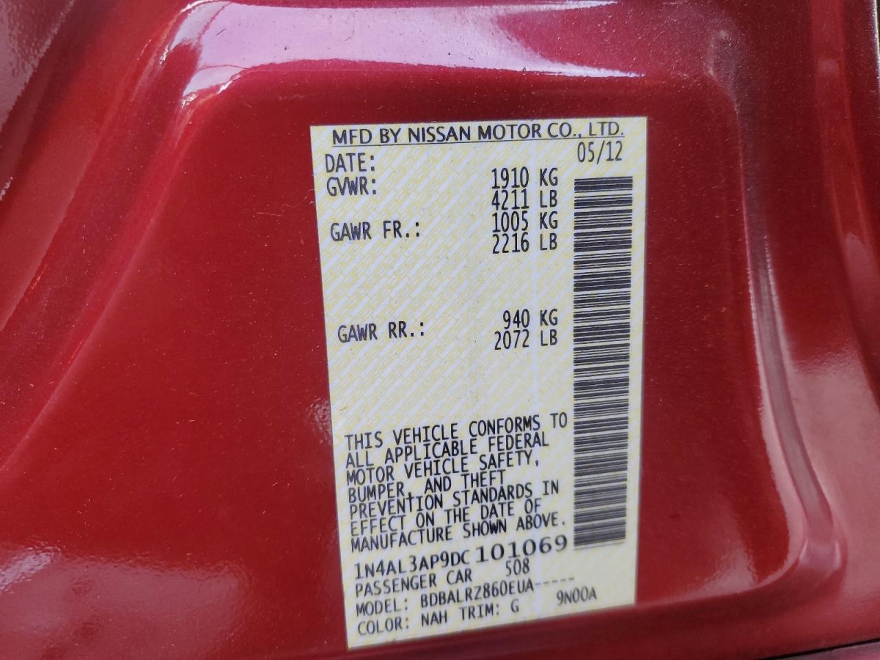 2013 Nissan Altima - Image 12