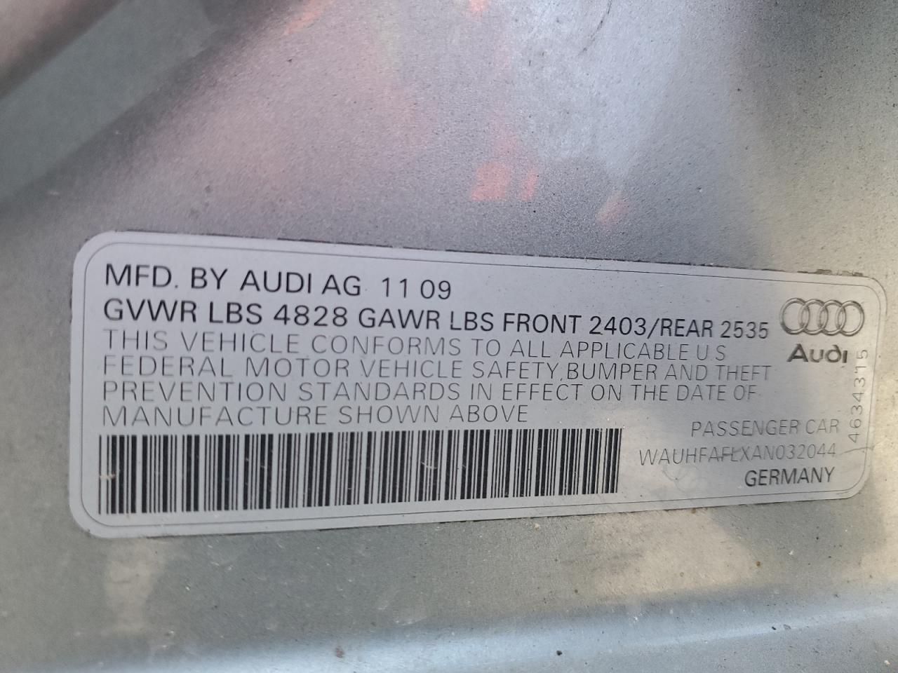 2010 Audi A4 - Image 12