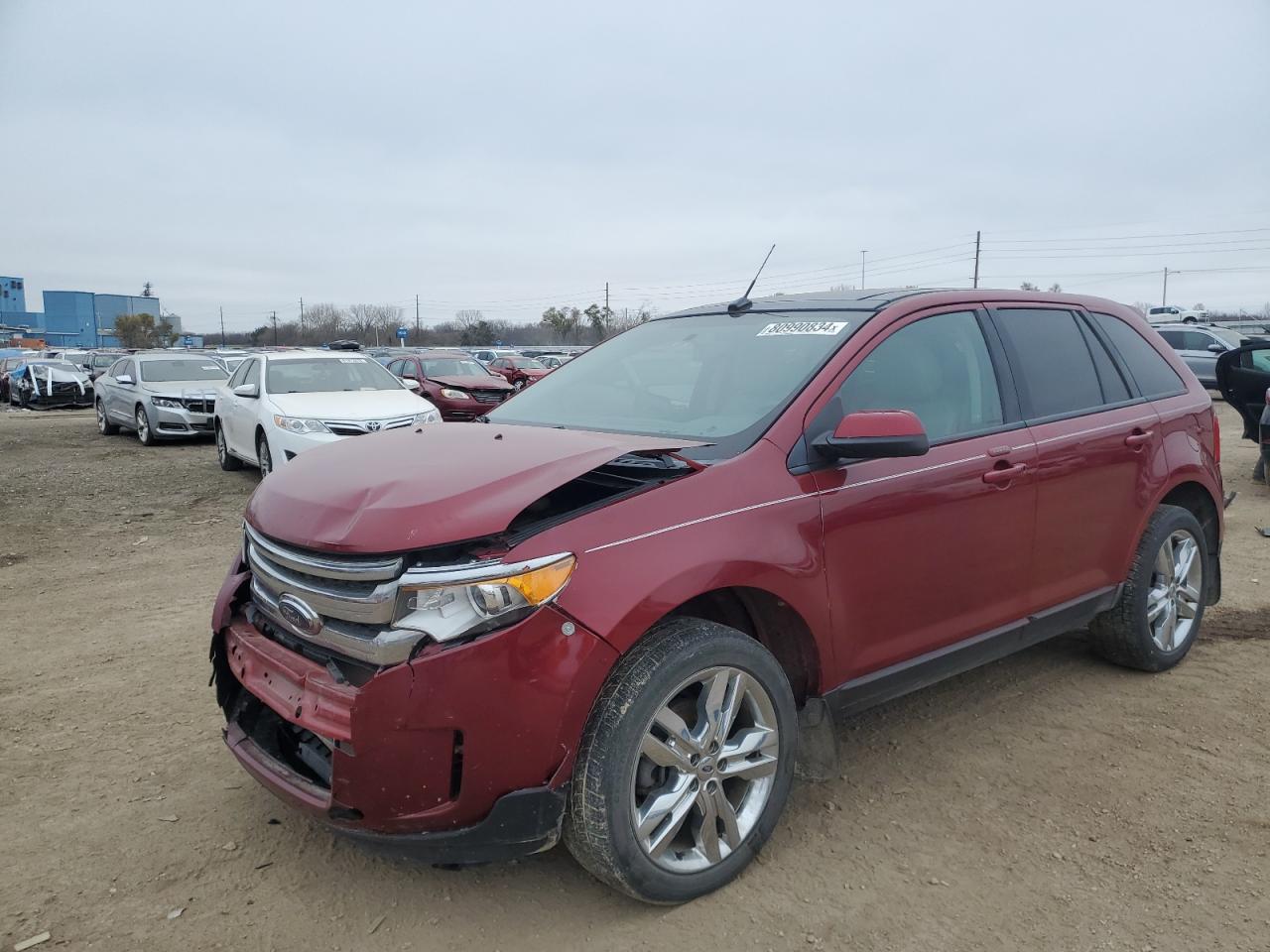 2013 Ford Edge Sel VIN: 2FMDK4JC9DBC60635 Lot: 80990834