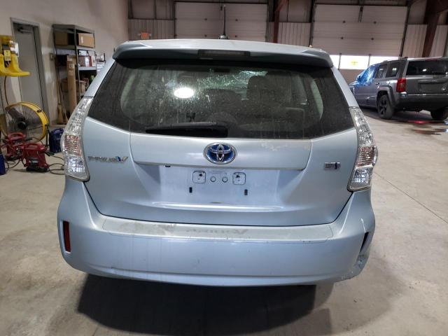  TOYOTA PRIUS 2012 Сріблястий