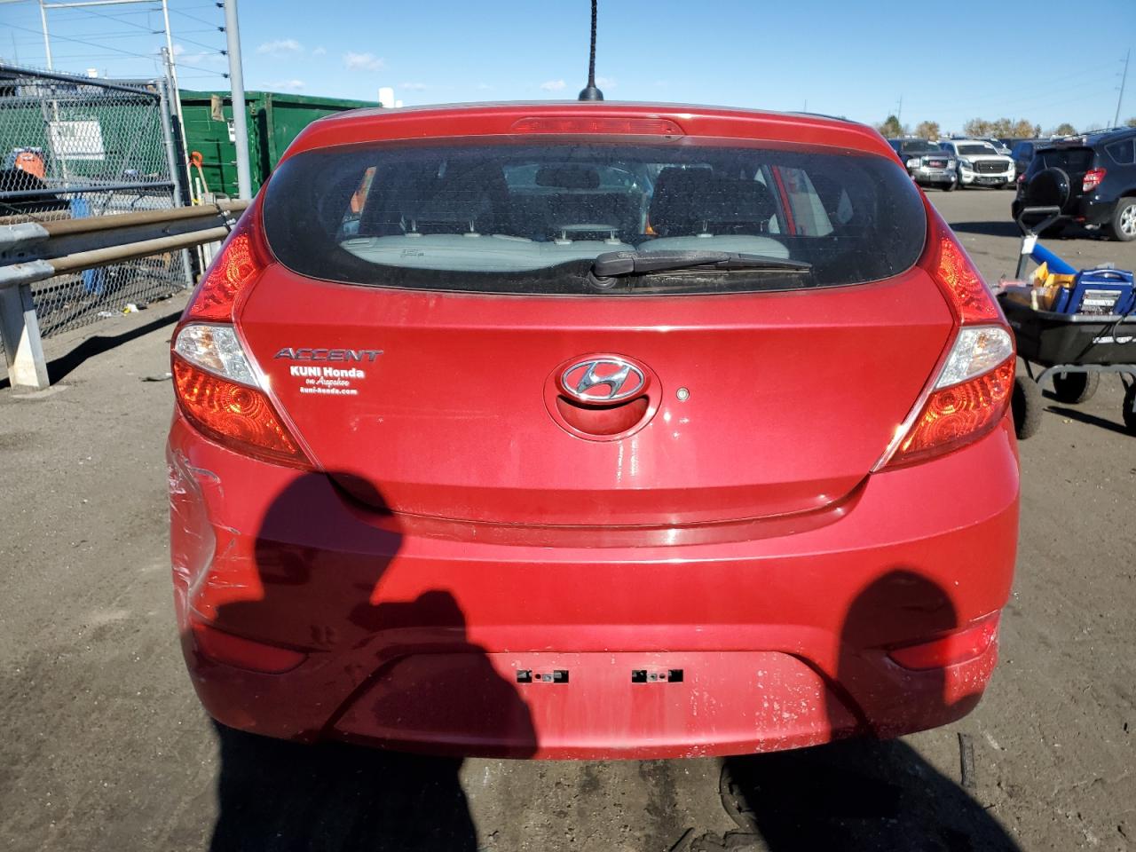 2015 Hyundai Accent Gs VIN: KMHCT5AE4FU225367 Lot: 80503454