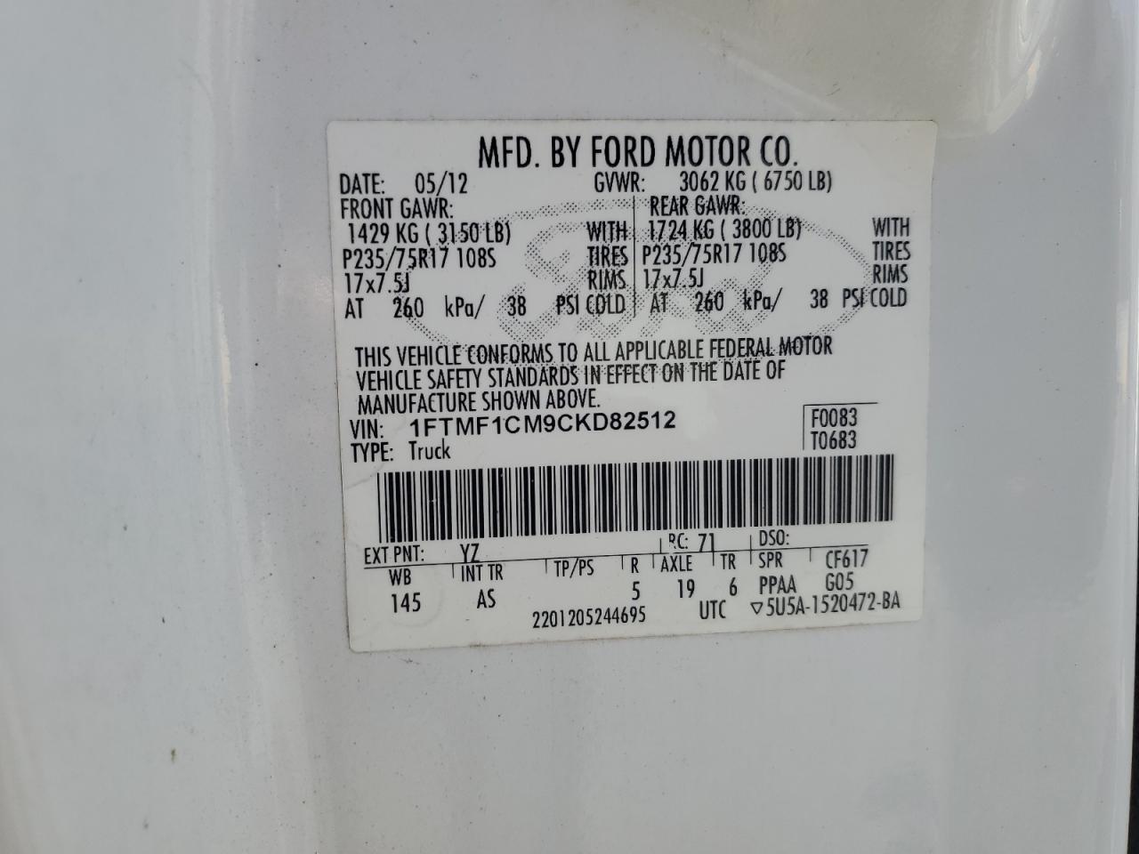 2012 Ford F-150 - Image 12