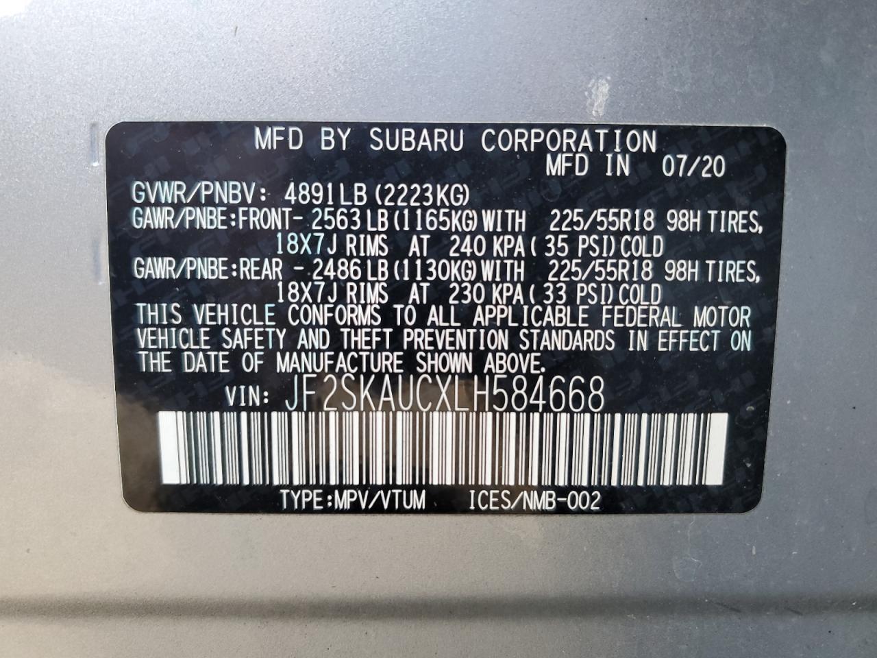 2020 Subaru Forester - Image 13