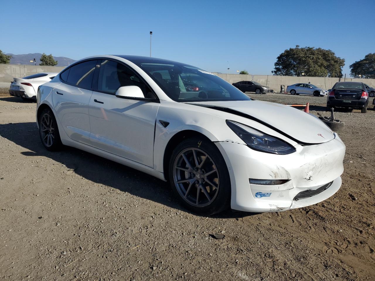 VIN 5YJ3E1EA7MF023112 2021 TESLA MODEL 3 no.4