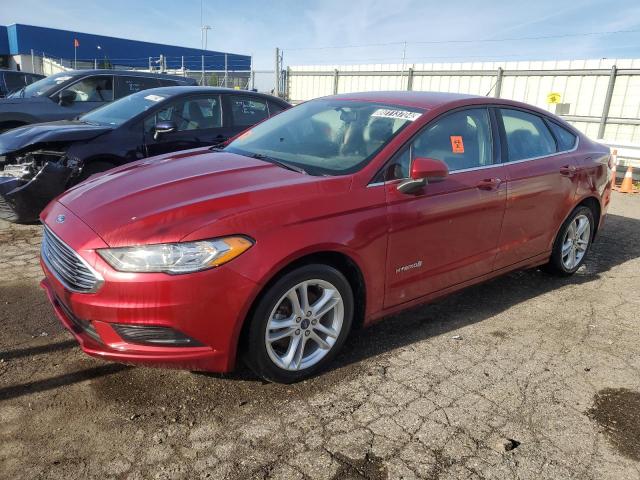  FORD FUSION 2018 Czerwony