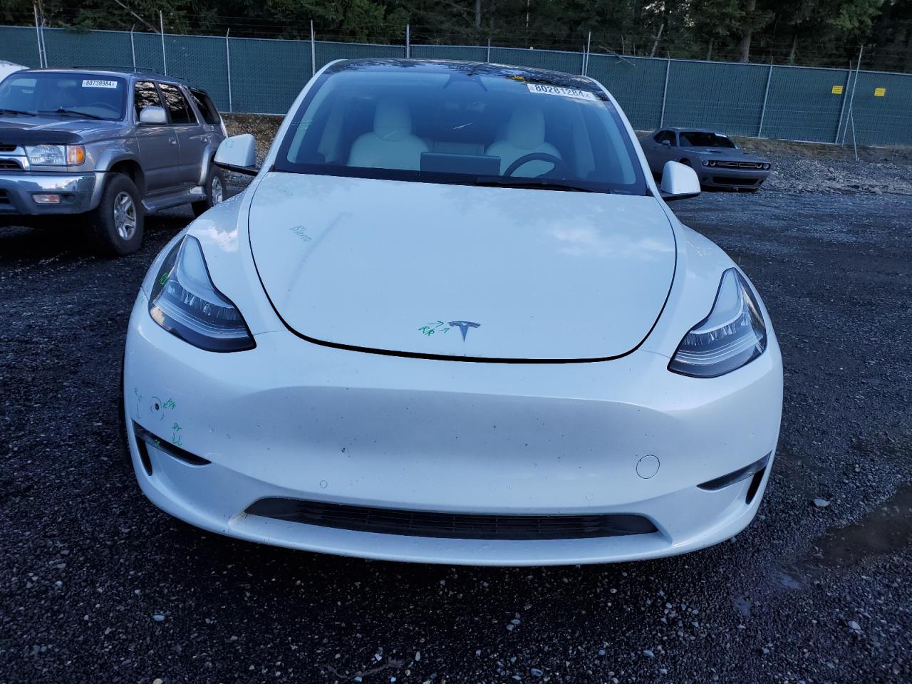 VIN 7SAYGDEE8NF468452 2022 TESLA MODEL Y no.5