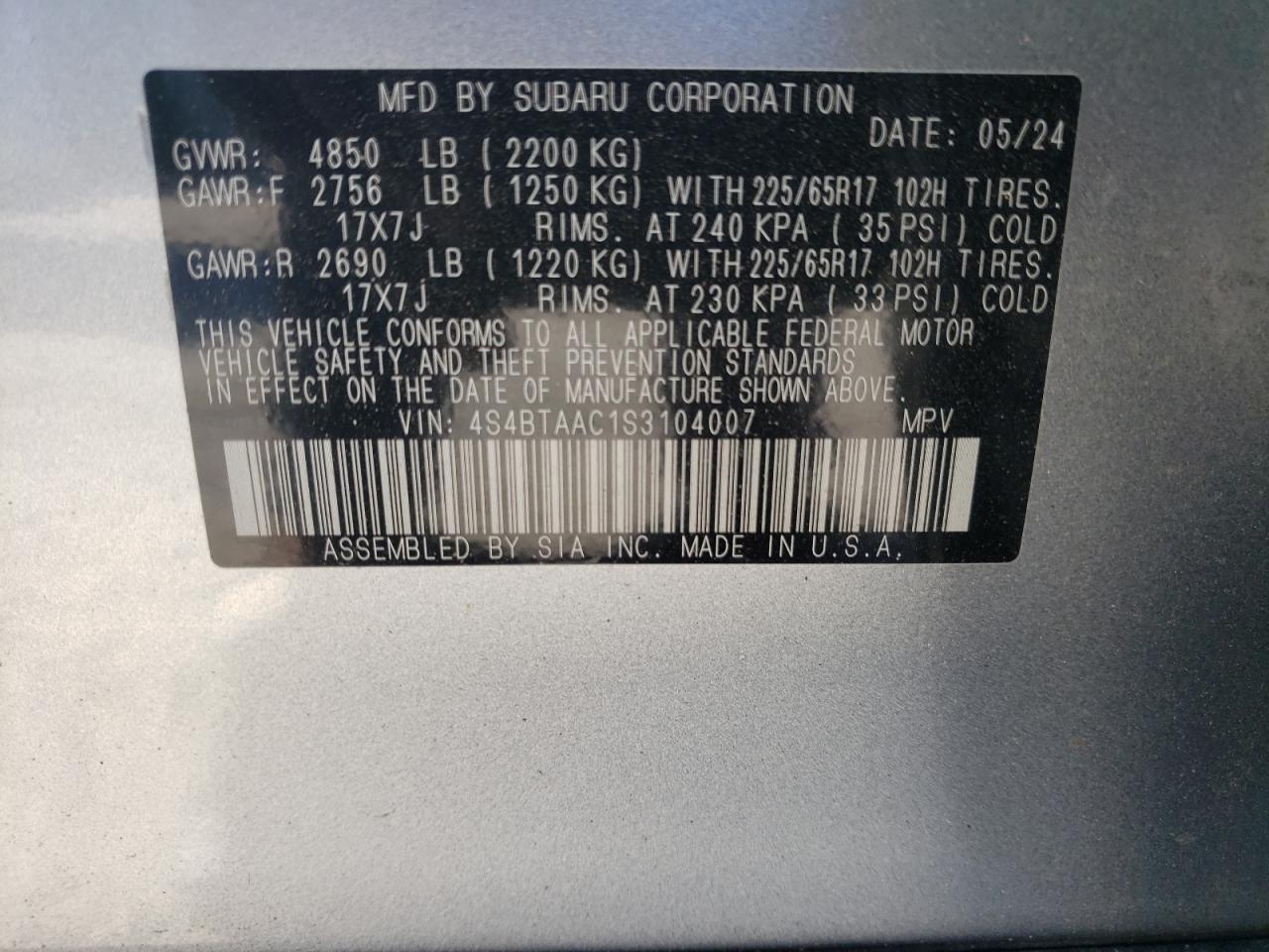 2025 Subaru Legacy - Image 15