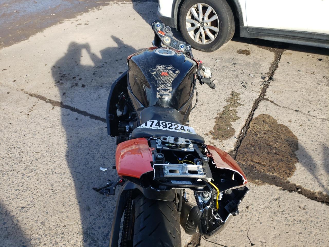 2008 Suzuki Gsx-R750 VIN: JS1GR7LA182101222 Lot: 81749224