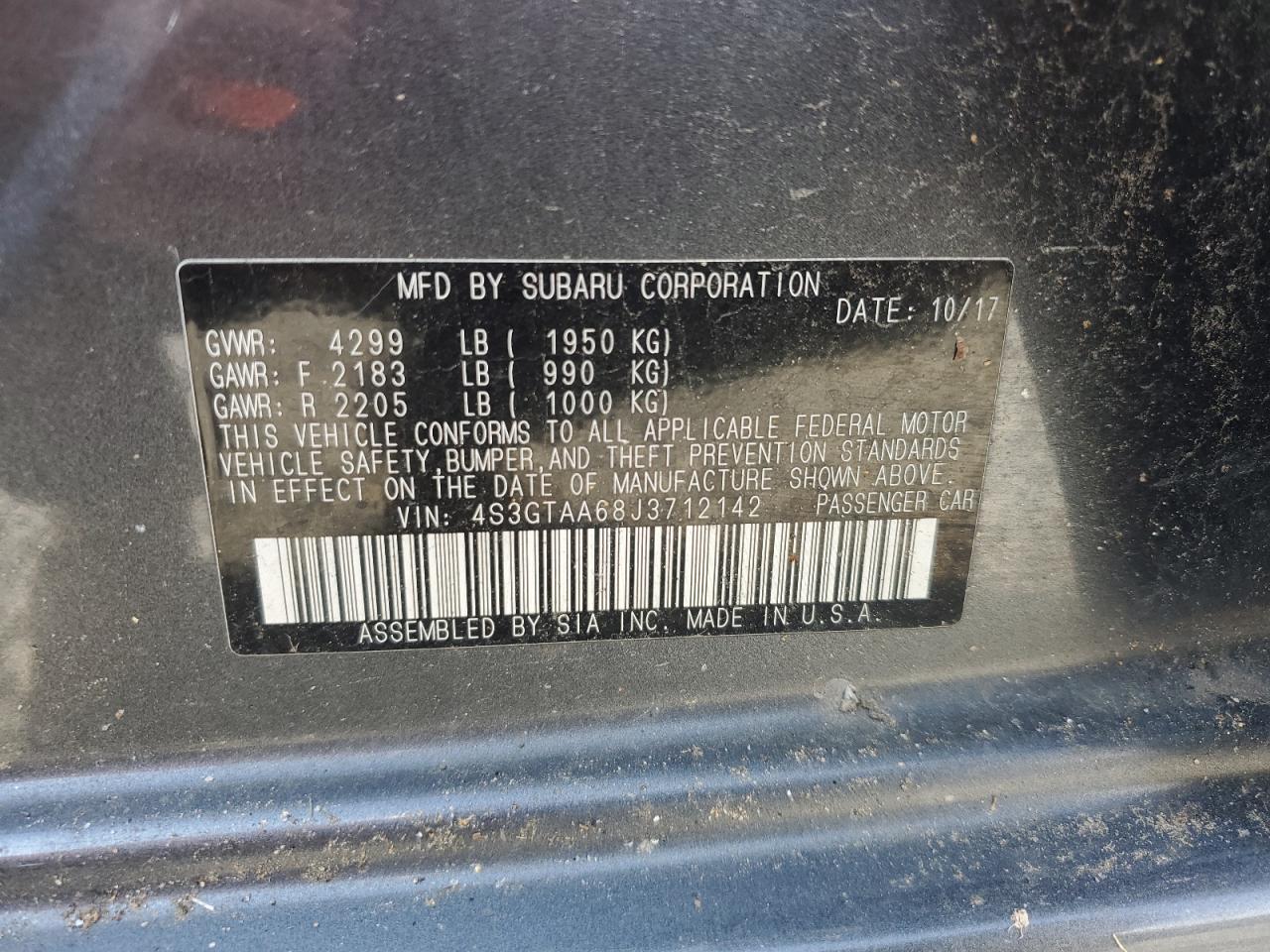 2018 Subaru Impreza - Image 13