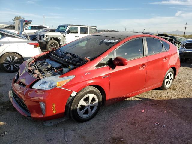  TOYOTA PRIUS 2014 Czerwony