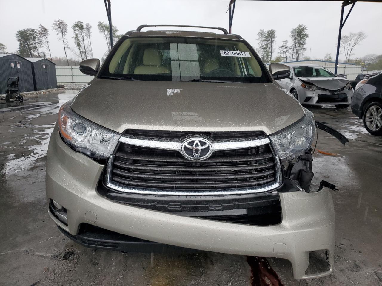 VIN 5TDDKRFH6FS104723 2015 TOYOTA HIGHLANDER no.5