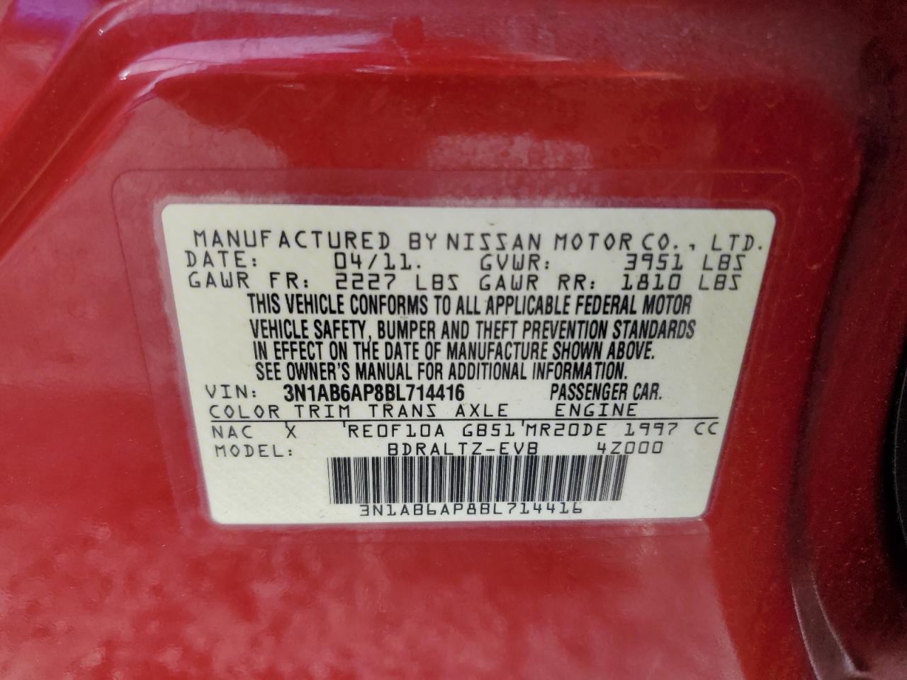 2011 Nissan Sentra - Image 15