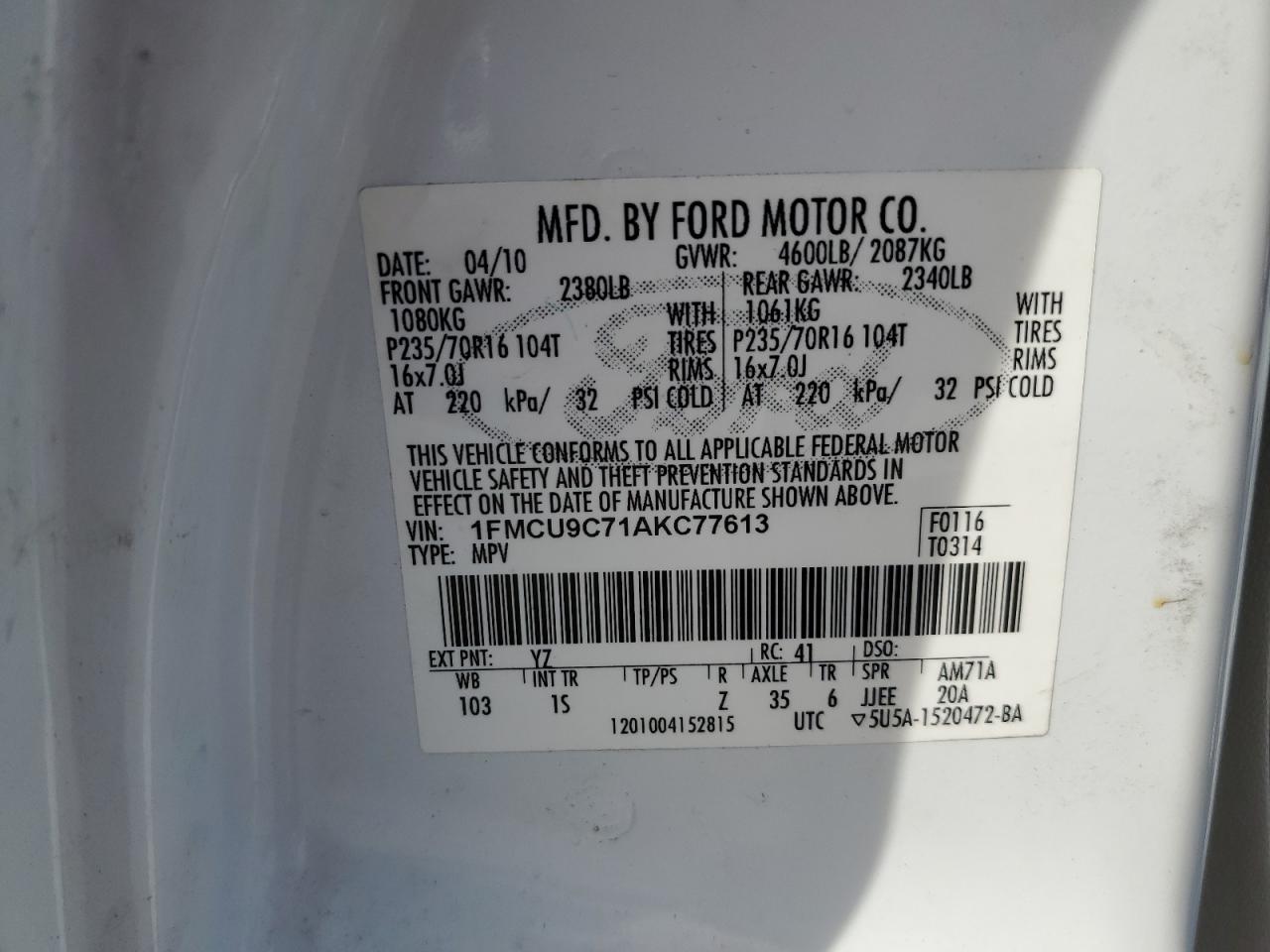 2010 Ford Escape - Image 13