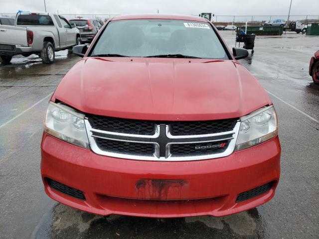  DODGE AVENGER 2013 Червоний