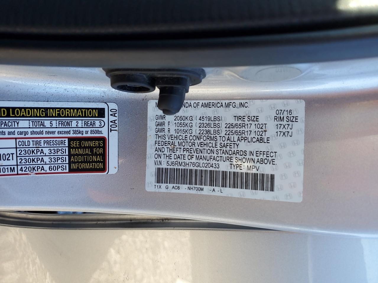 2016 Honda CR-V - Image 12