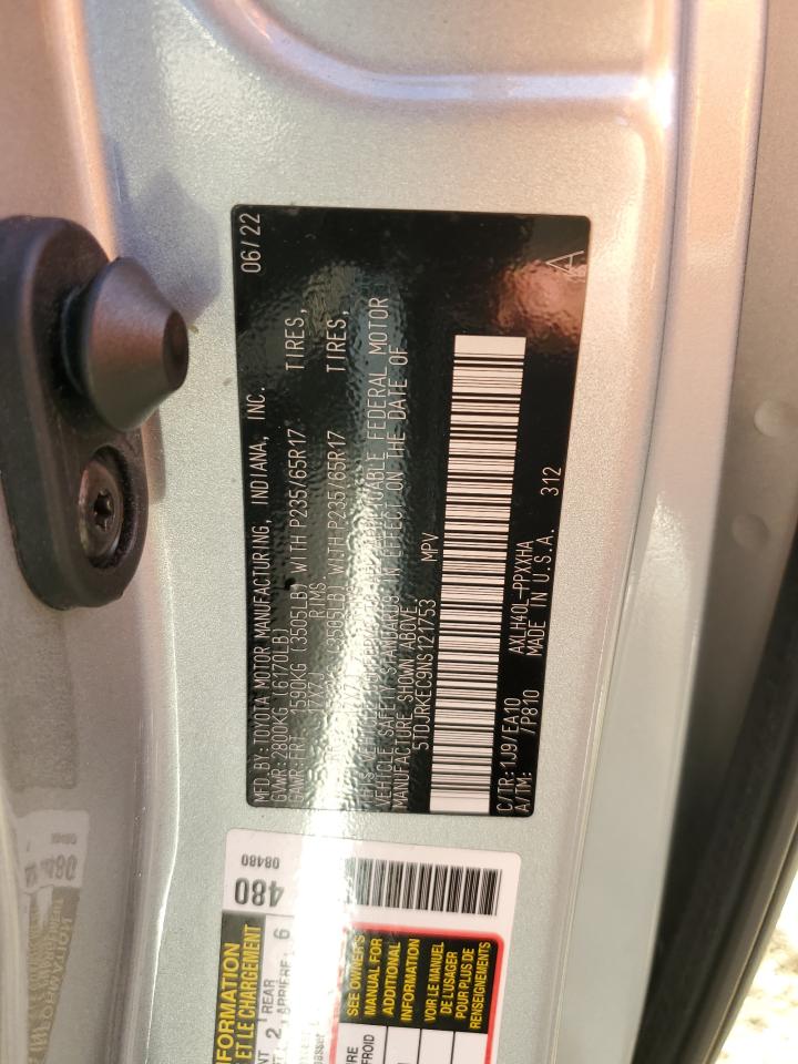5TDJRKEC9NS121753 2022 TOYOTA SIENNA - Image 15
