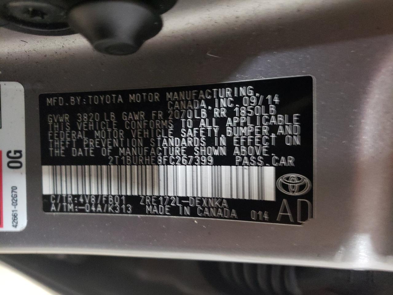 2015 Toyota Corolla - Image 15