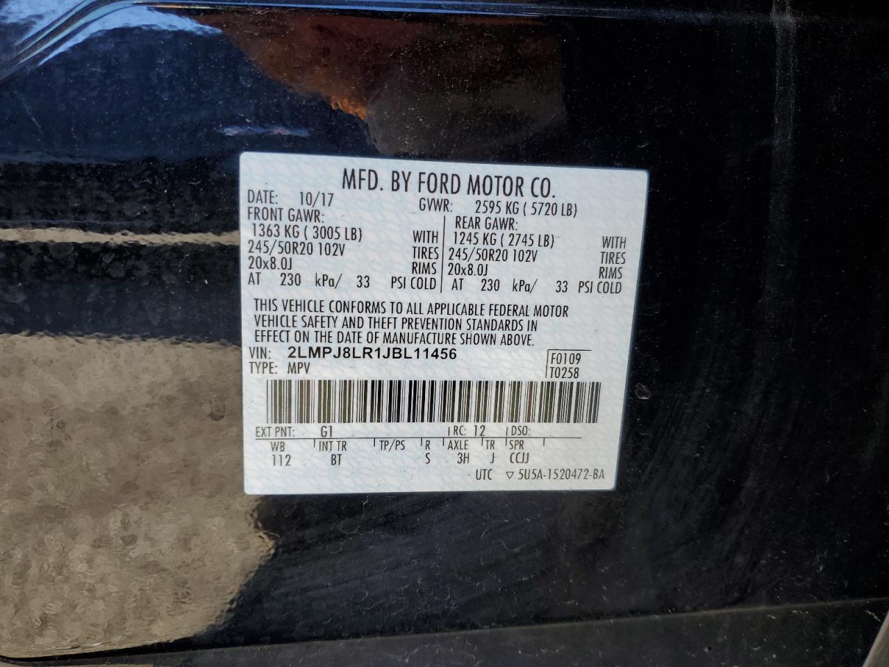 2018 Lincoln MKX - Image 13