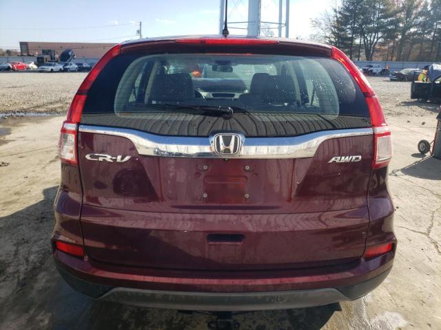  HONDA CRV 2015 Бургунди